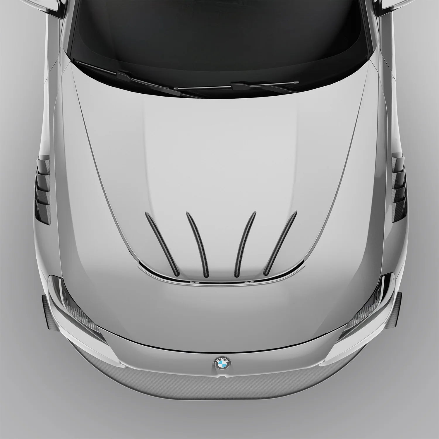 BMW RZ-R Pre-Preg Carbon Fiber Hood & Strakes for G87 M2