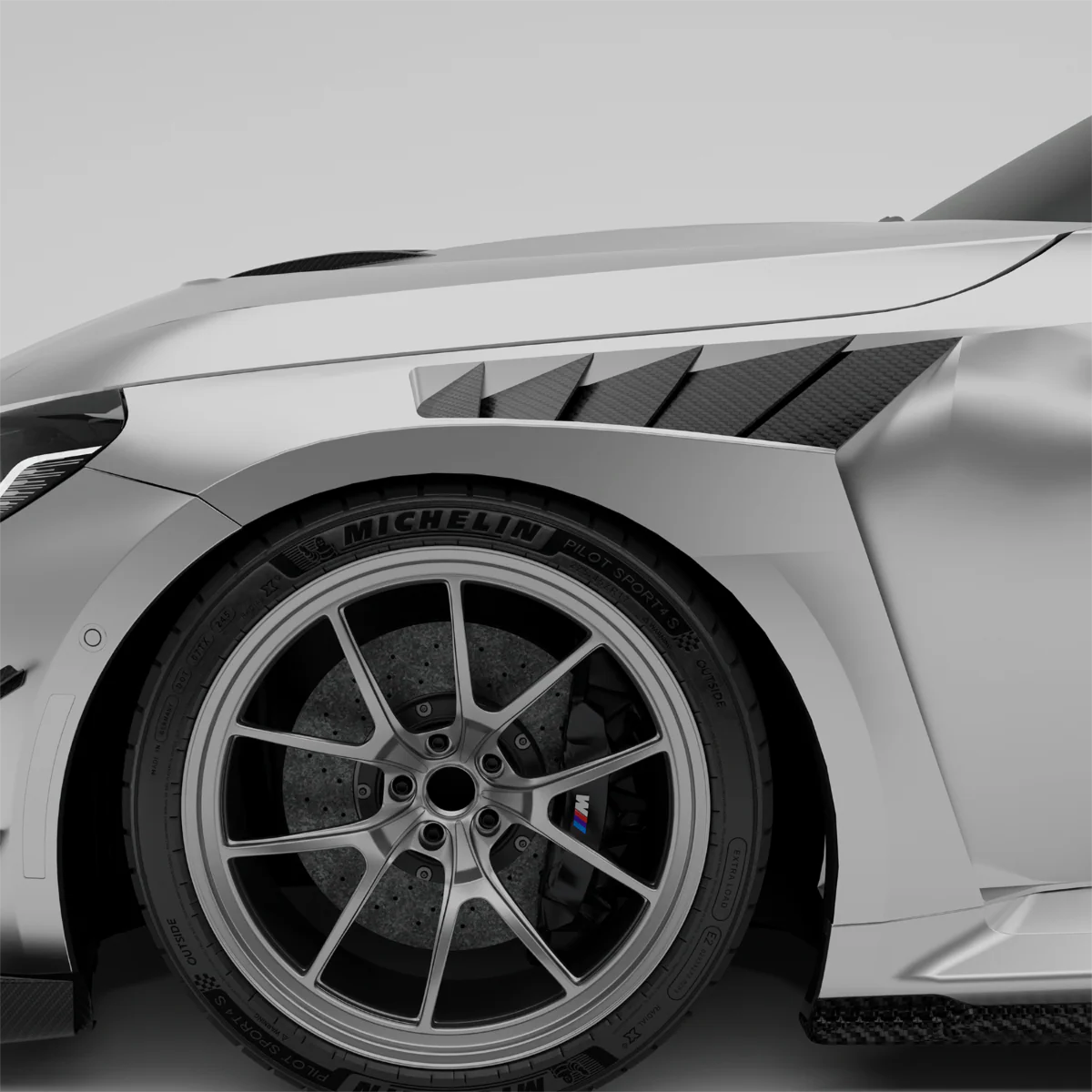 BMW RZ-R Pre-Preg Carbon Fiber Front Fenders for G87 M2