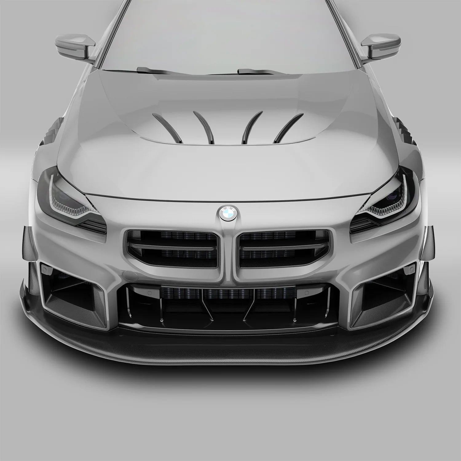 BMW RZ-R Pre-Preg Carbon Fiber Front Splitter for G87 M2