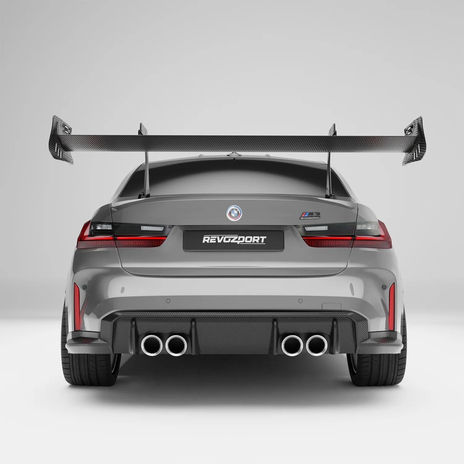 BMW RZ-R Pre-Preg Carbon Fiber Spoiler for G80 M3