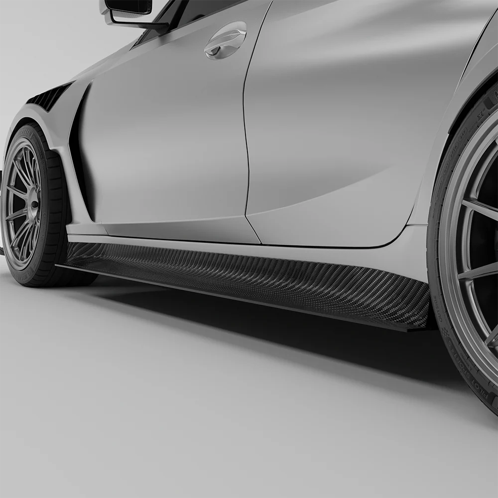 BMW RZ-R Pre-Preg Carbon Fiber Side Skirts for G80/G81 M3