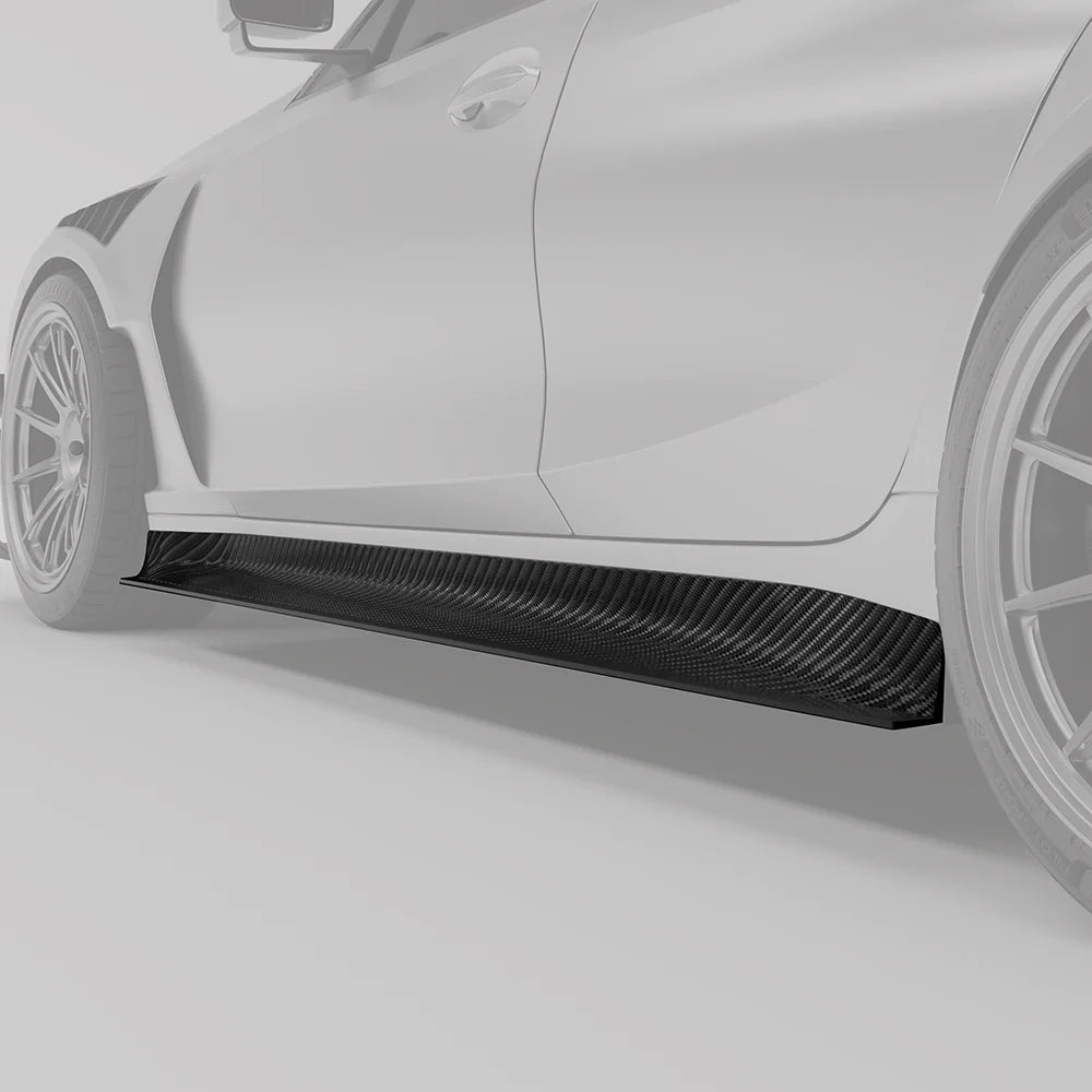 BMW RZ-R Pre-Preg Carbon Fiber Side Skirts for G80/G81 M3