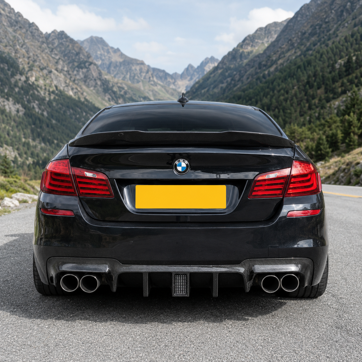 BMW Carbon Fiber F1 Style Rear Diffuser for 5 Series F10 M5 & 5 Series