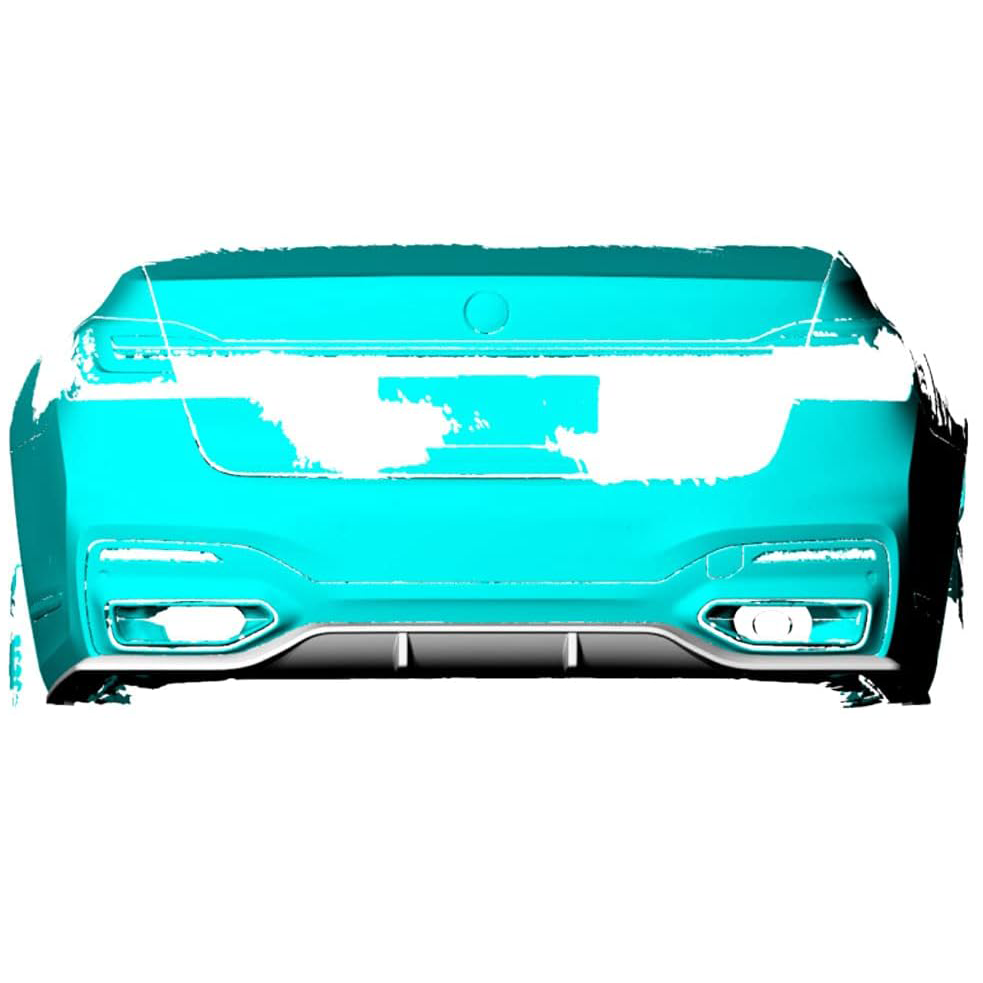 BMW Carbon Fiber JSL Style Rear Diffuser for G11/G12 7 Series LCI