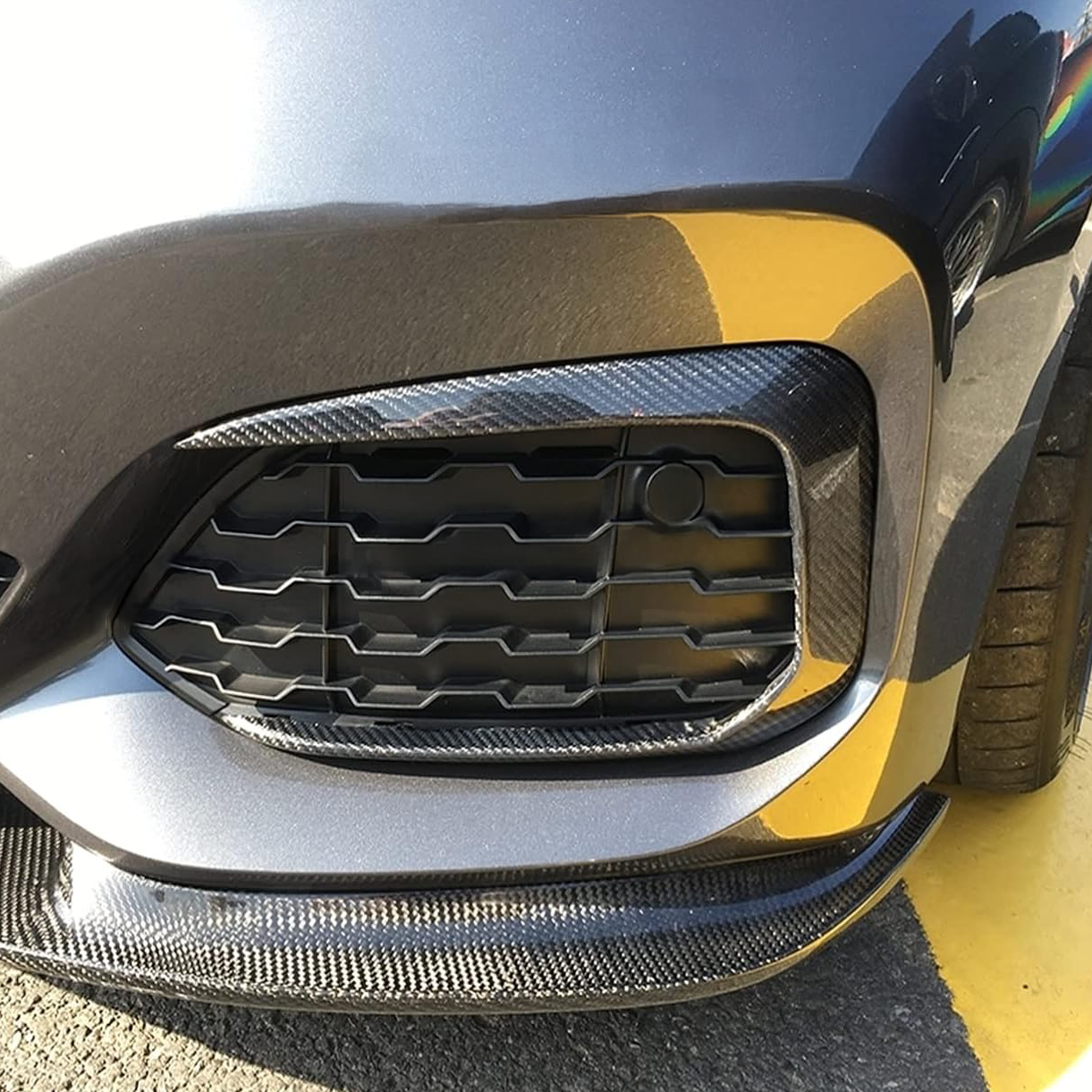 BMW Carbon Fiber Bumper Trim for F20 1 Series LCI