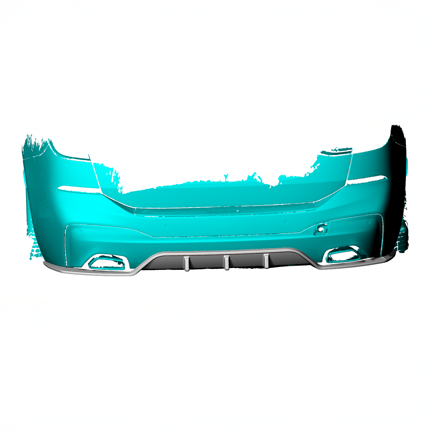 BMW Carbon Fiber JSL Style Rear Diffuser for G32 6 Series GT Pre-LCI