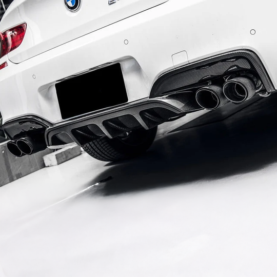 BMW Carbon Fiber M Performance Style Rear Diffuser for F12