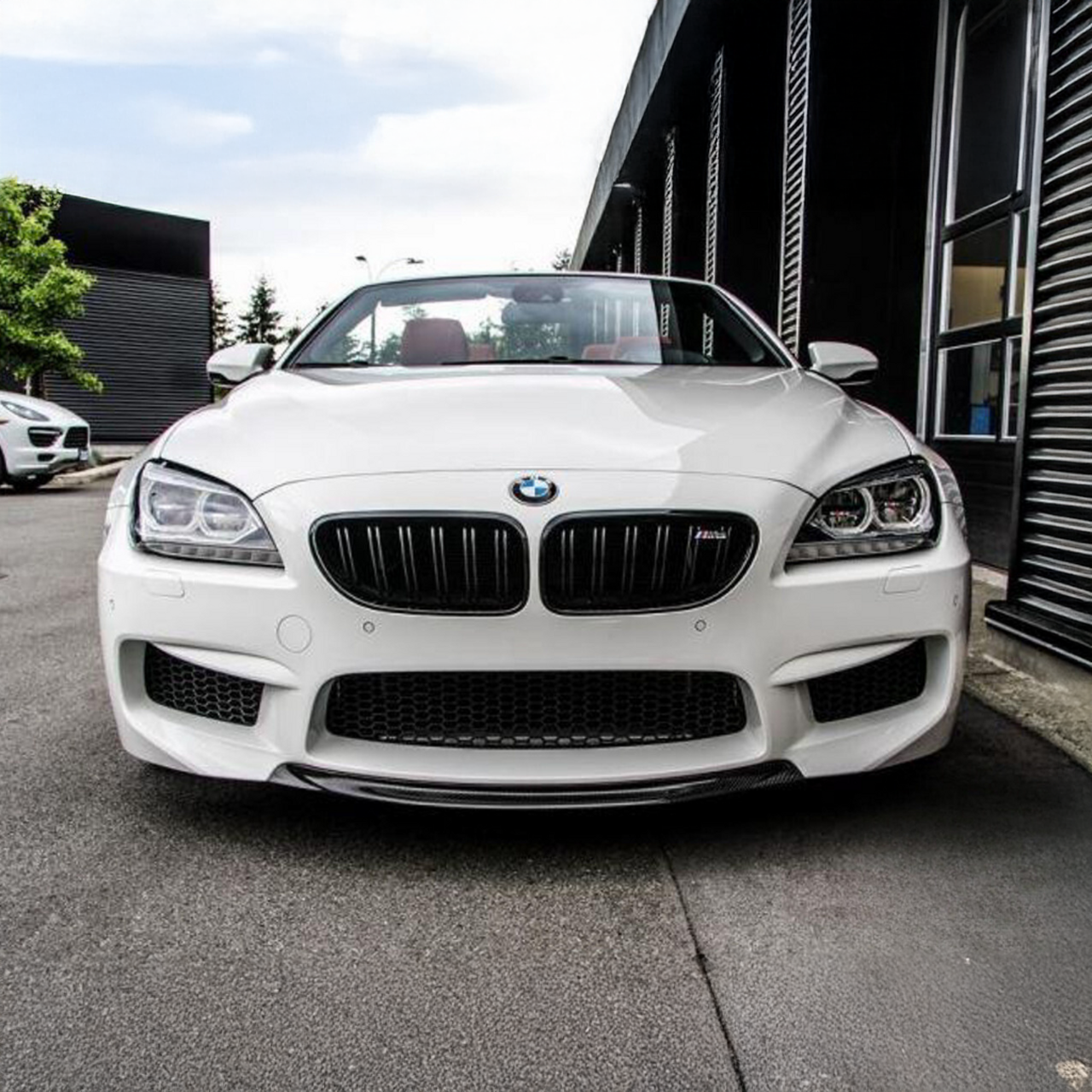 BMW Pre-Preg Carbon Fiber RKP Style Front Splitter for F06/F12/F13 M6