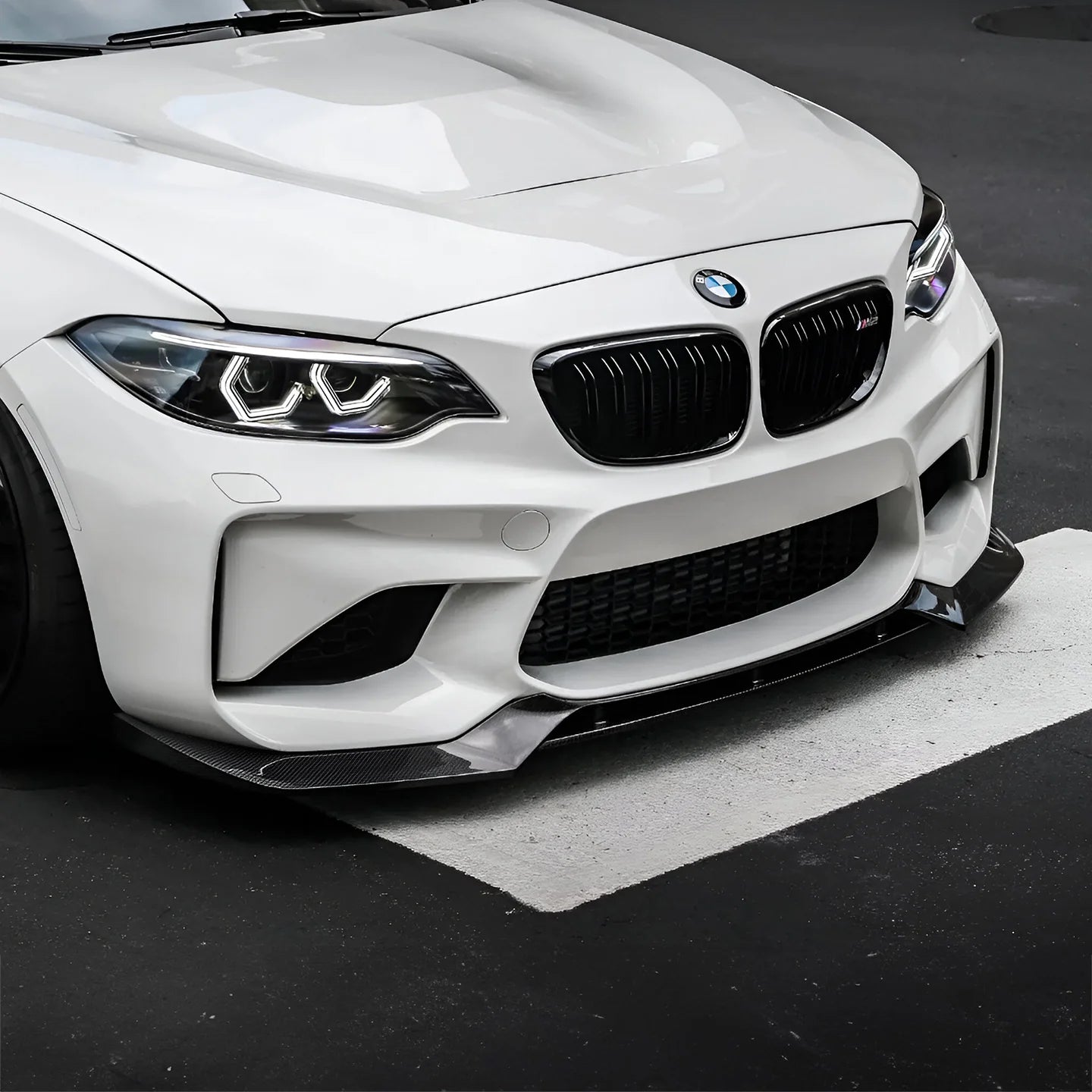 BMW Carbon Fiber Vorsteiner Style Front Splitter for F87 M2