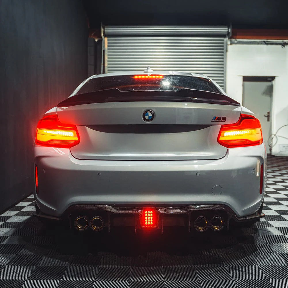 BMW Carbon Fiber DTM Style Rear Diffuser for F87 M2