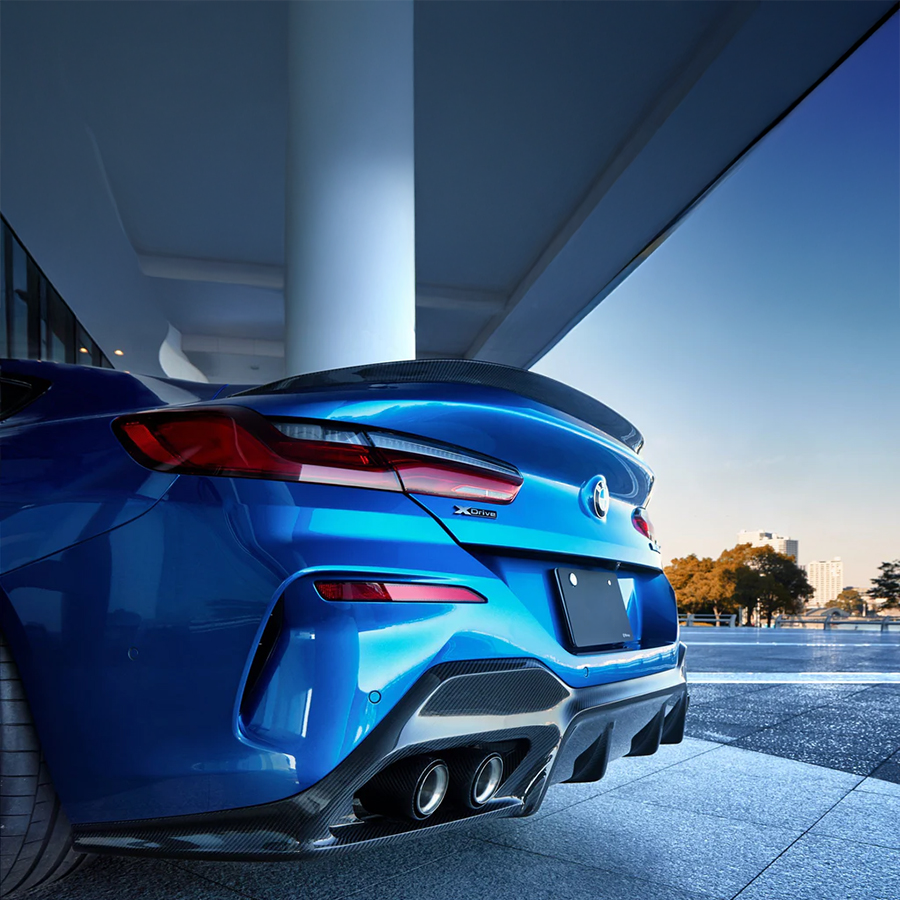 BMW Pre-Preg Carbon Fiber 3D Style Rear Spoiler for G15/G16 8 Series & F92/F93 M8