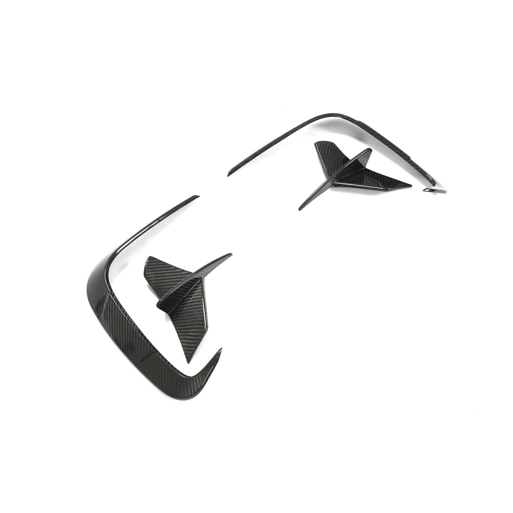 BMW Pre-Preg Carbon Fiber AC Style Rear Bumper Trim for G14/G15/G16 8 Series