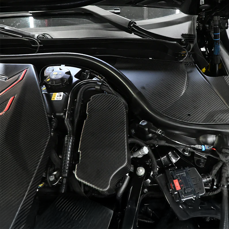 BMW Pre-Preg Carbon Fiber ECU Cover Set for G90/G99 M5