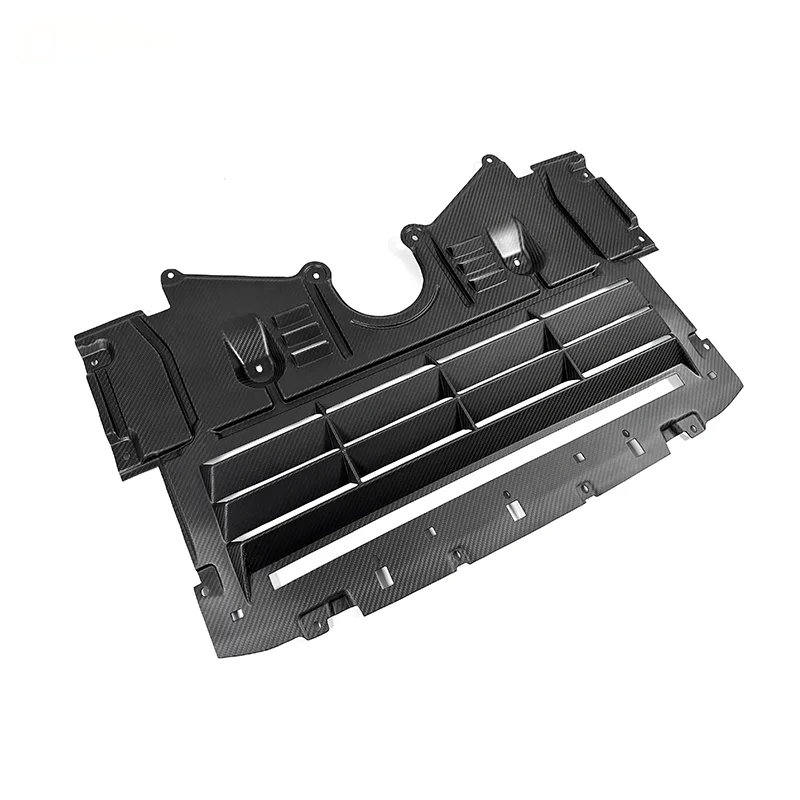 BMW Pre-Preg Carbon Fiber GT Style Oil Cooler Guard for G87 M2 & G80 M3 & G82 M4