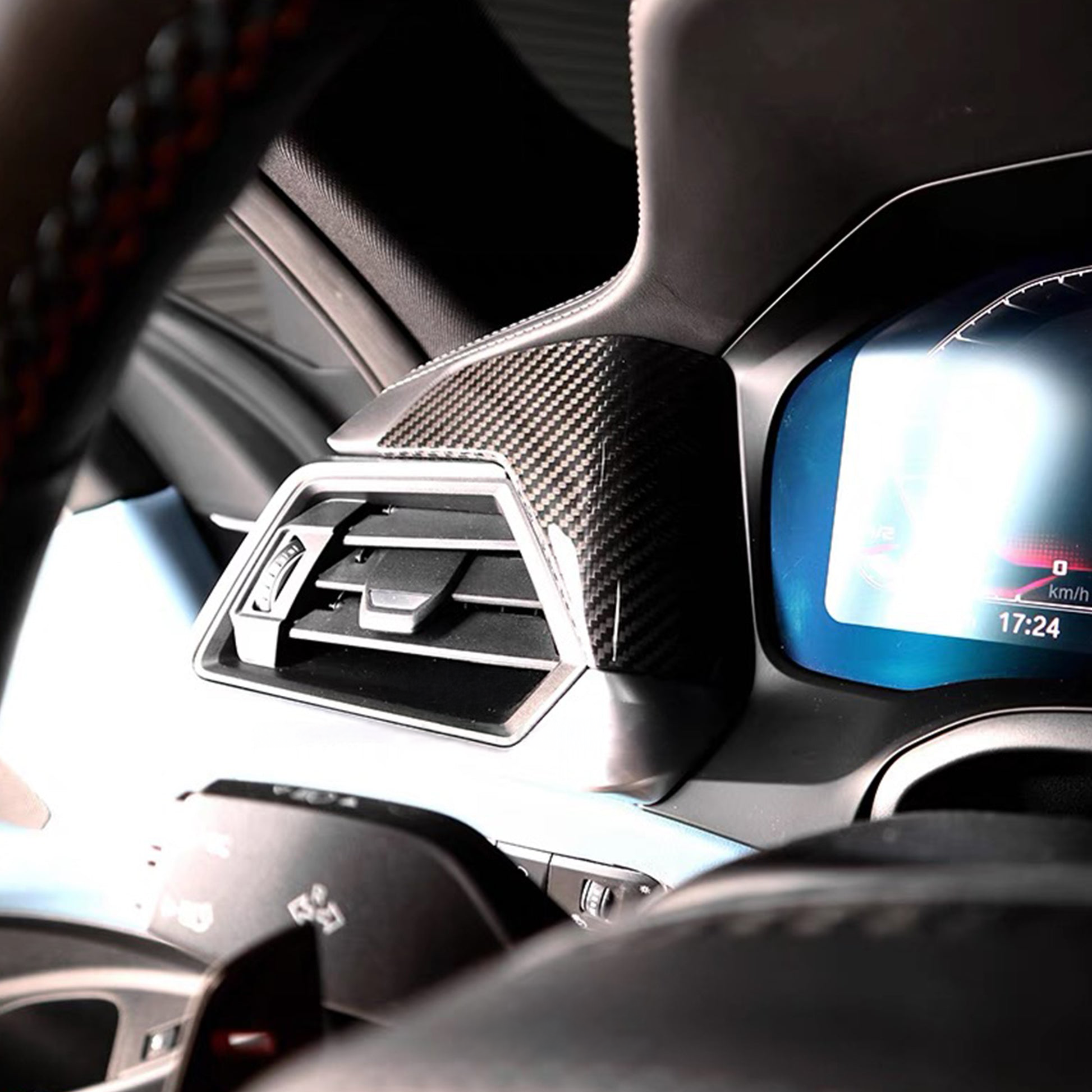 BMW Pre-Preg Carbon Fiber Aircon Vent for G80/G81 M3 & G82/G83 M4 Pre-LCI