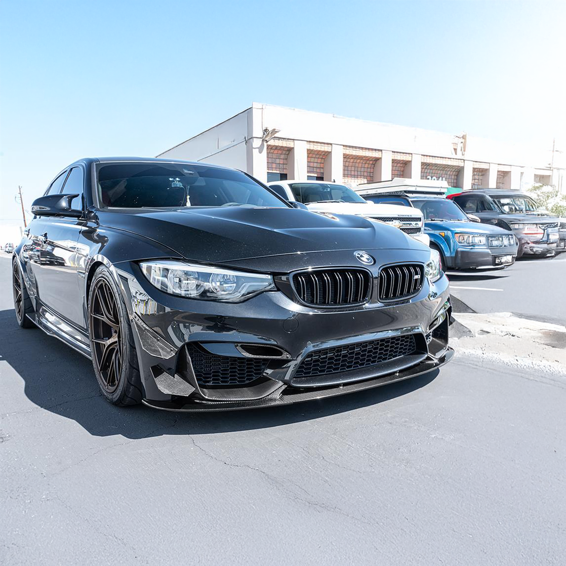 BMW Pre-Preg Carbon Fiber GT4 Style Front Canards for F80 M3 & F82/F83 M4