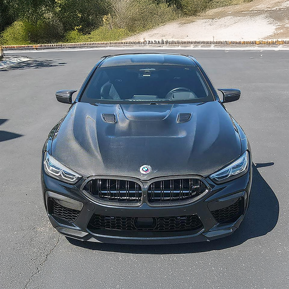 BMW Pre-Preg Carbon Fiber GTS Style Hood for G14/G15/G16 8 Series & F91/F92/F93 M8