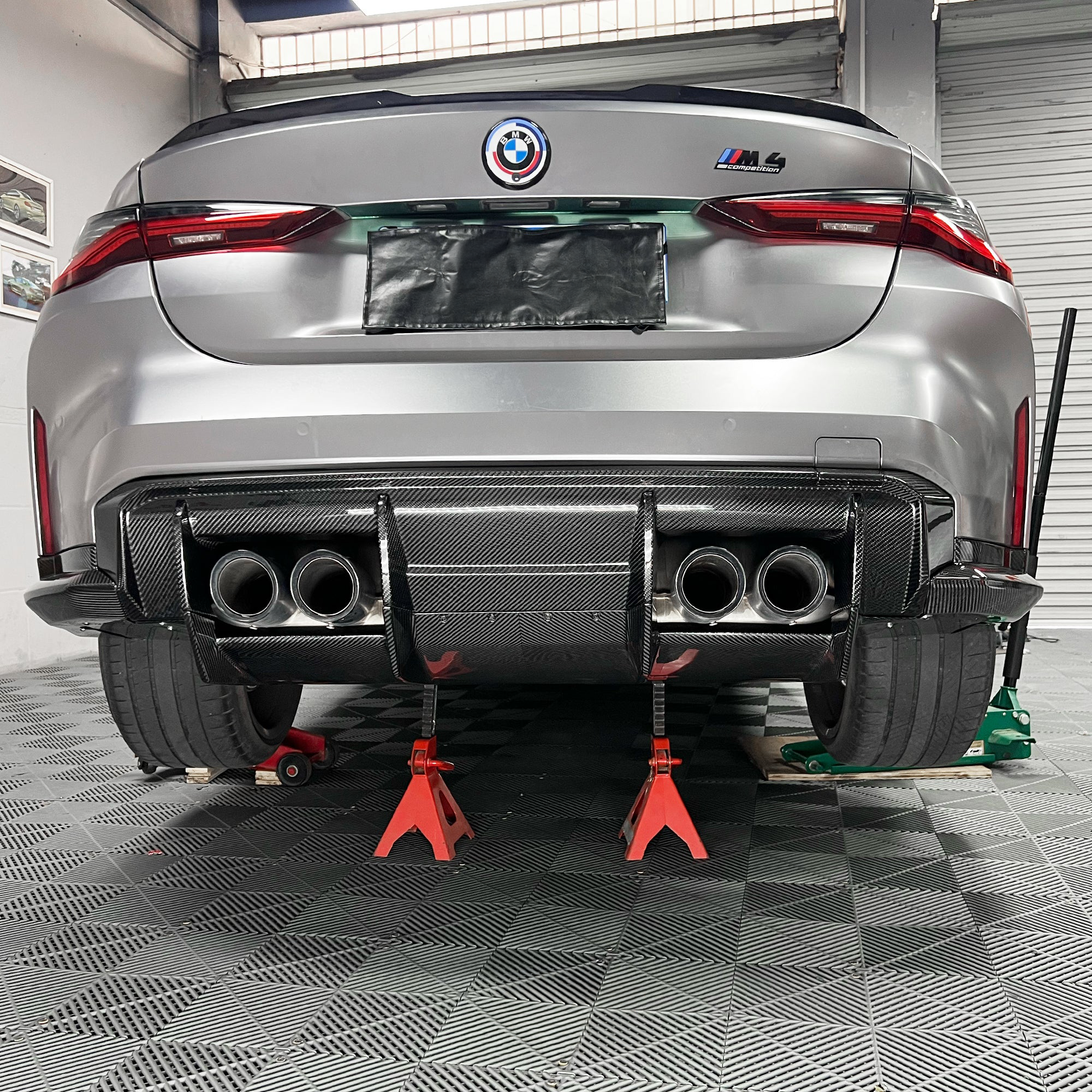 BMW Pre-Preg Carbon Fiber RS Style Rear Diffuser for G80/G81 M3 & G82/G83 M4