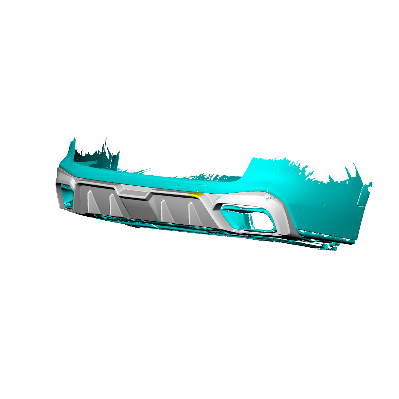 BMW Carbon Fiber OEM Style Rear Diffuser for G05 X5 LCI