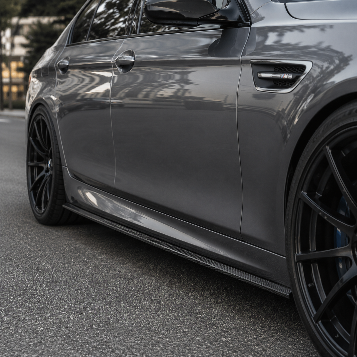 BMW Carbon Fiber M Performance Style Side Skirts for F10 & M5