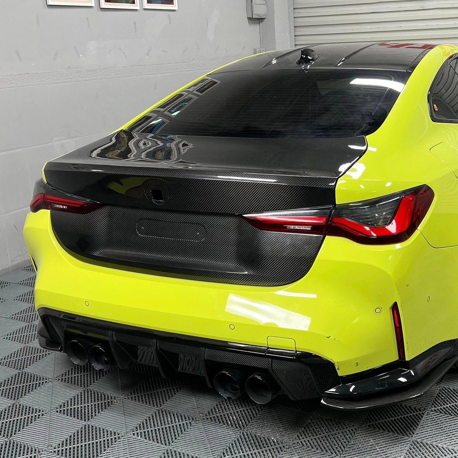 BMW Pre-Preg Carbon Fiber OEM Style Bootlid Trunk for G82 M4 & G22 4 Series