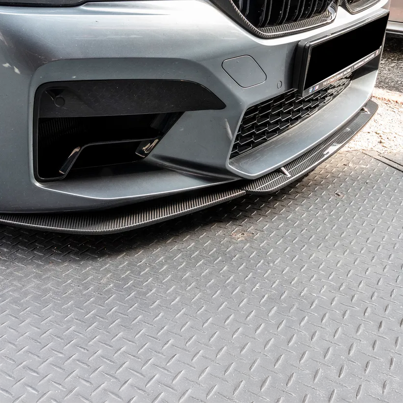 BMW Pre-Preg Carbon Fiber ST Style Front Splitter for F90 M5 LCI