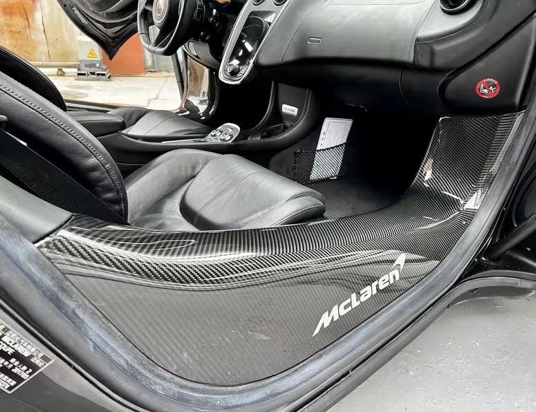 McLaren Carbon Fiber Door Sill Covers for 540C & 570GT & 570S