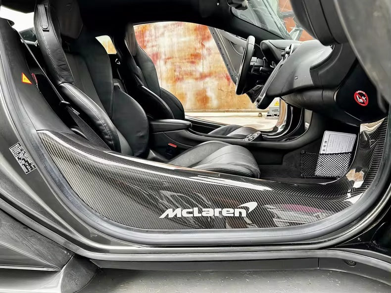 McLaren Carbon Fiber Door Sill Covers for 540C & 570GT & 570S