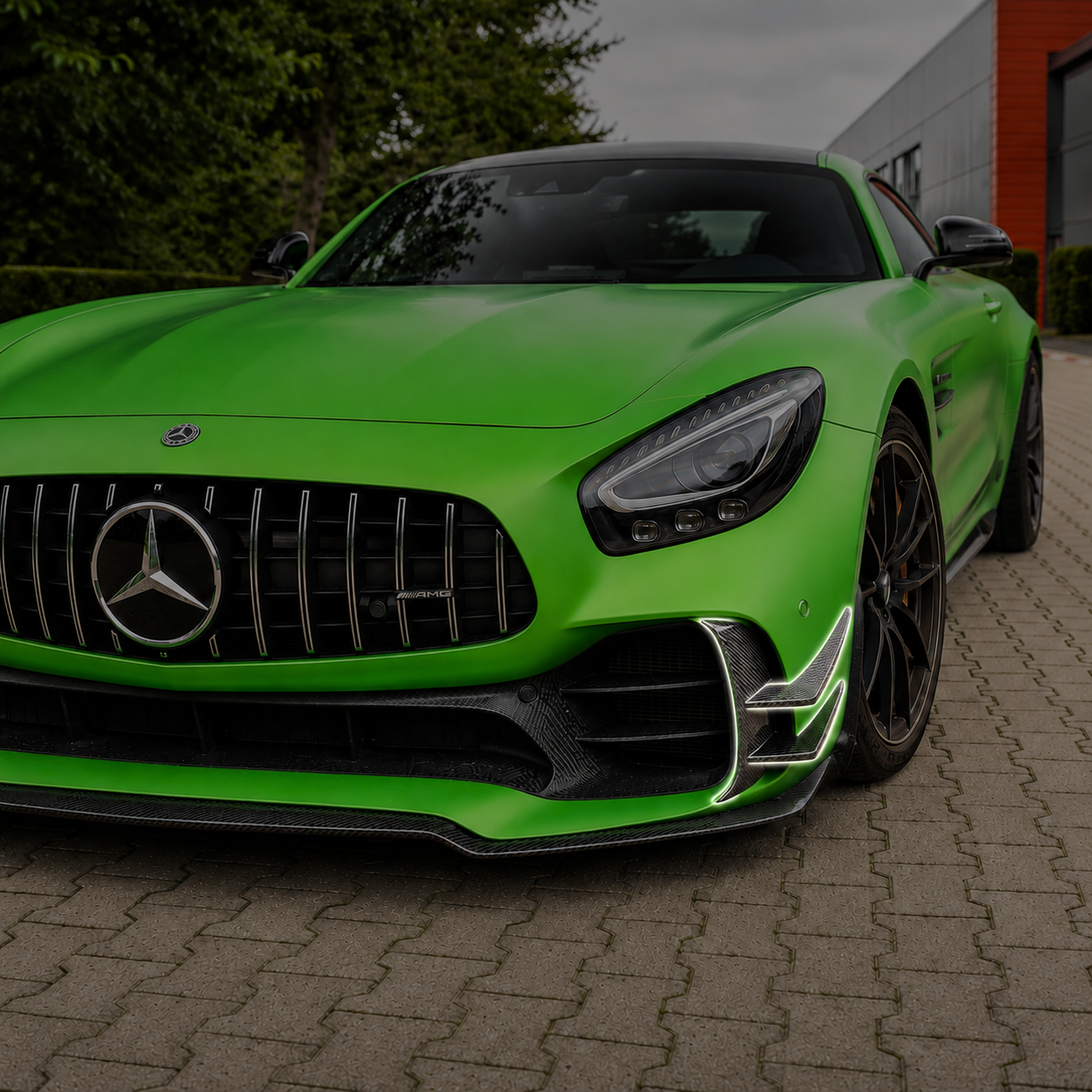 Mercedes Pre-Preg Carbon Fiber Front Canards for AMG GTR C190