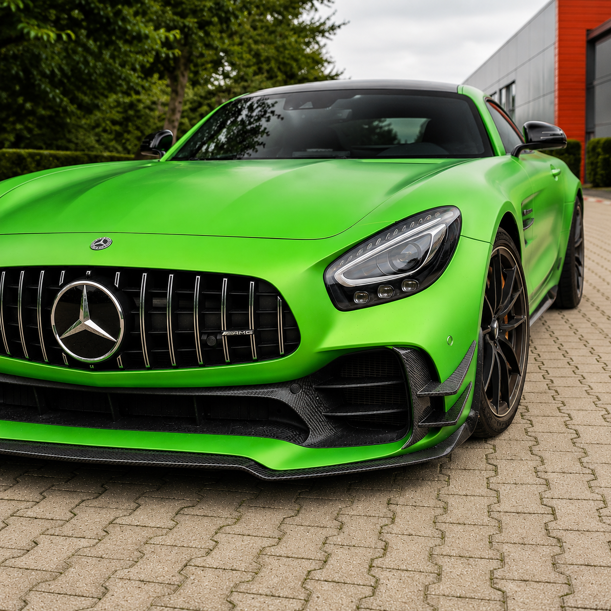 Mercedes Pre-Preg Carbon Fiber Front Canards for AMG GTR C190