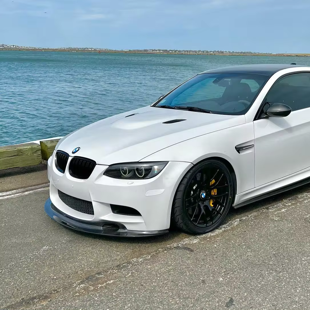 BMW Carbon Fiber GT4 Style Front Splitter for E92 M3 Coupe