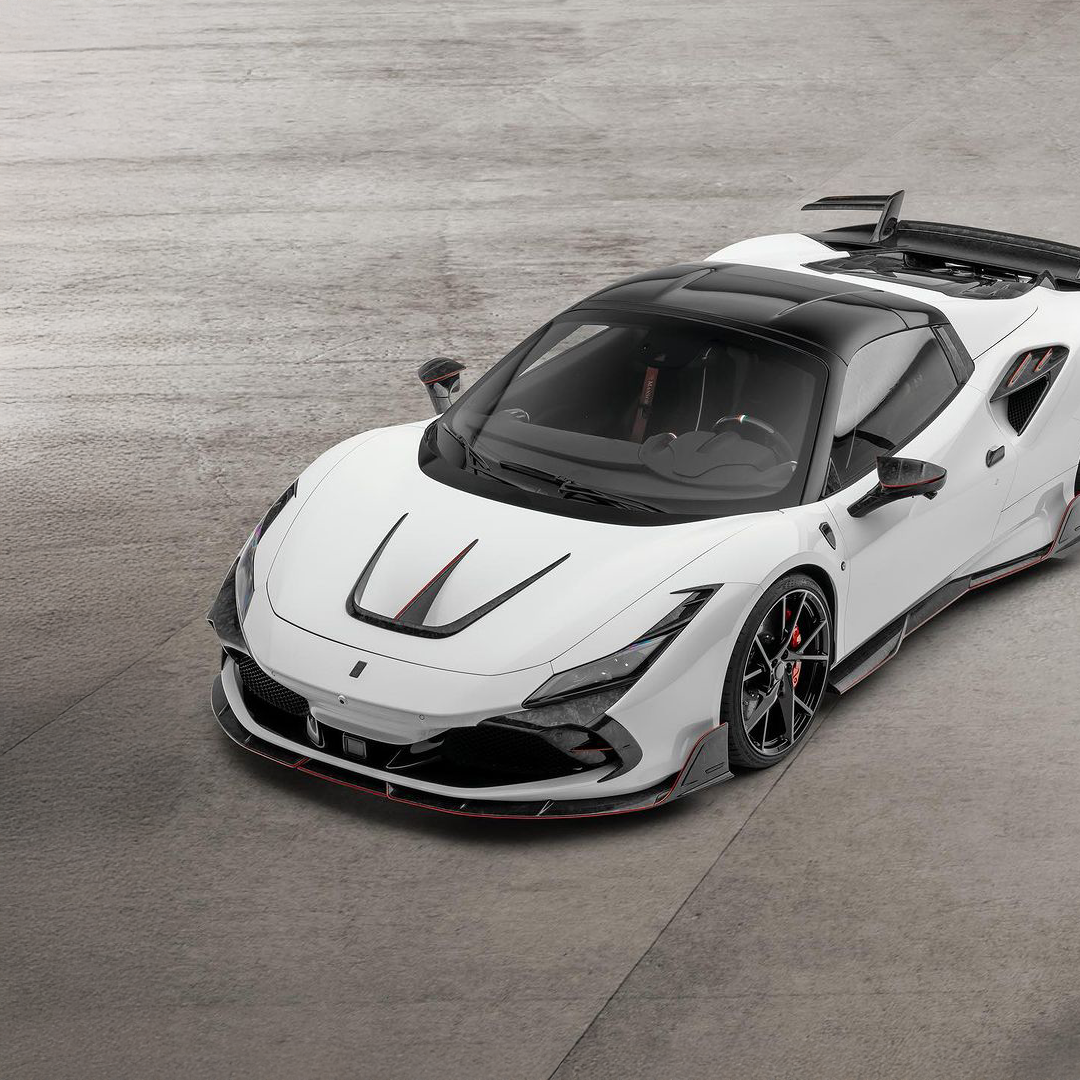 Ferrari Pre-Preg Carbon Fiber Mansory Style Front Splitter for F8