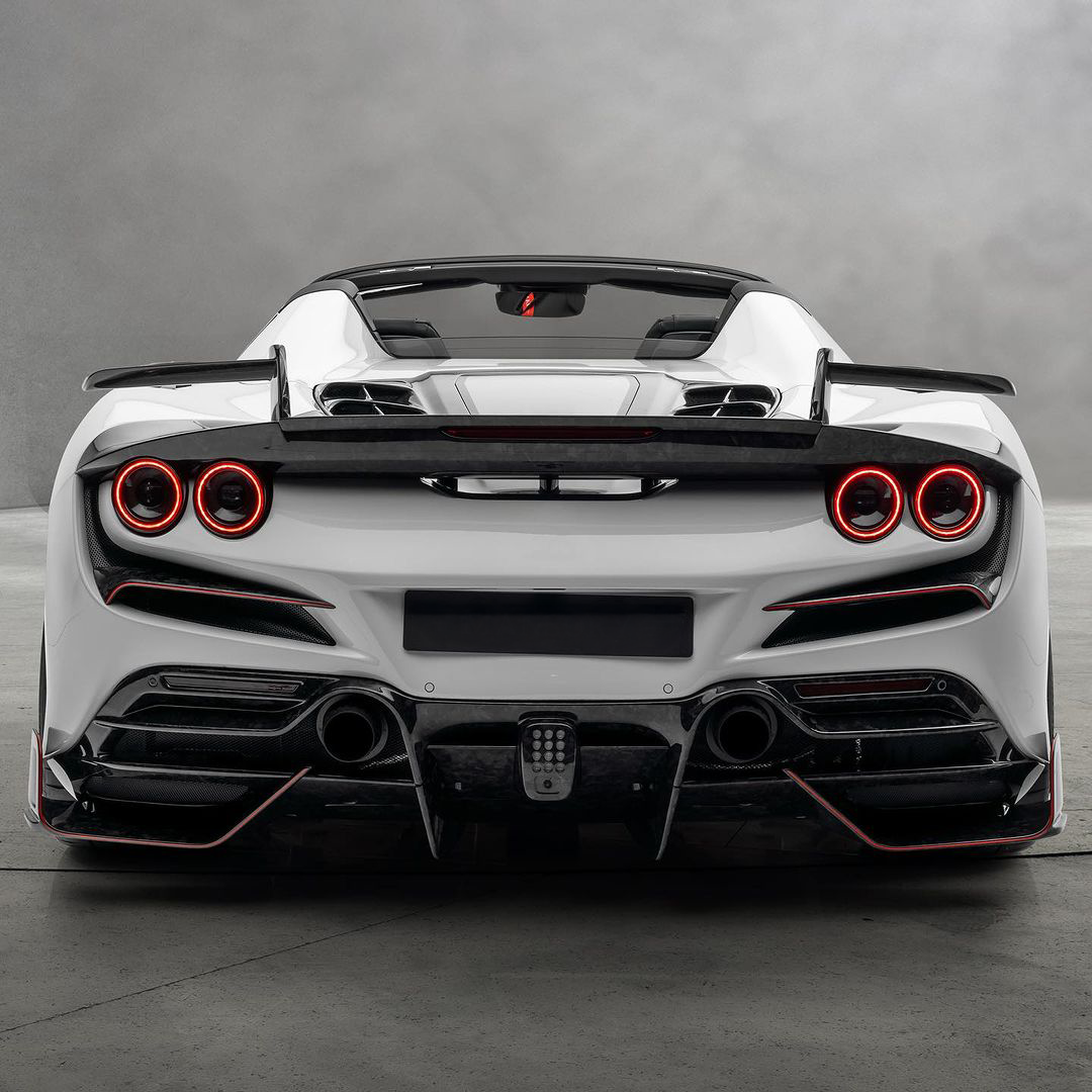 Ferrari Pre-Preg Carbon Fiber Mansory Style Rear Diffuser for F8