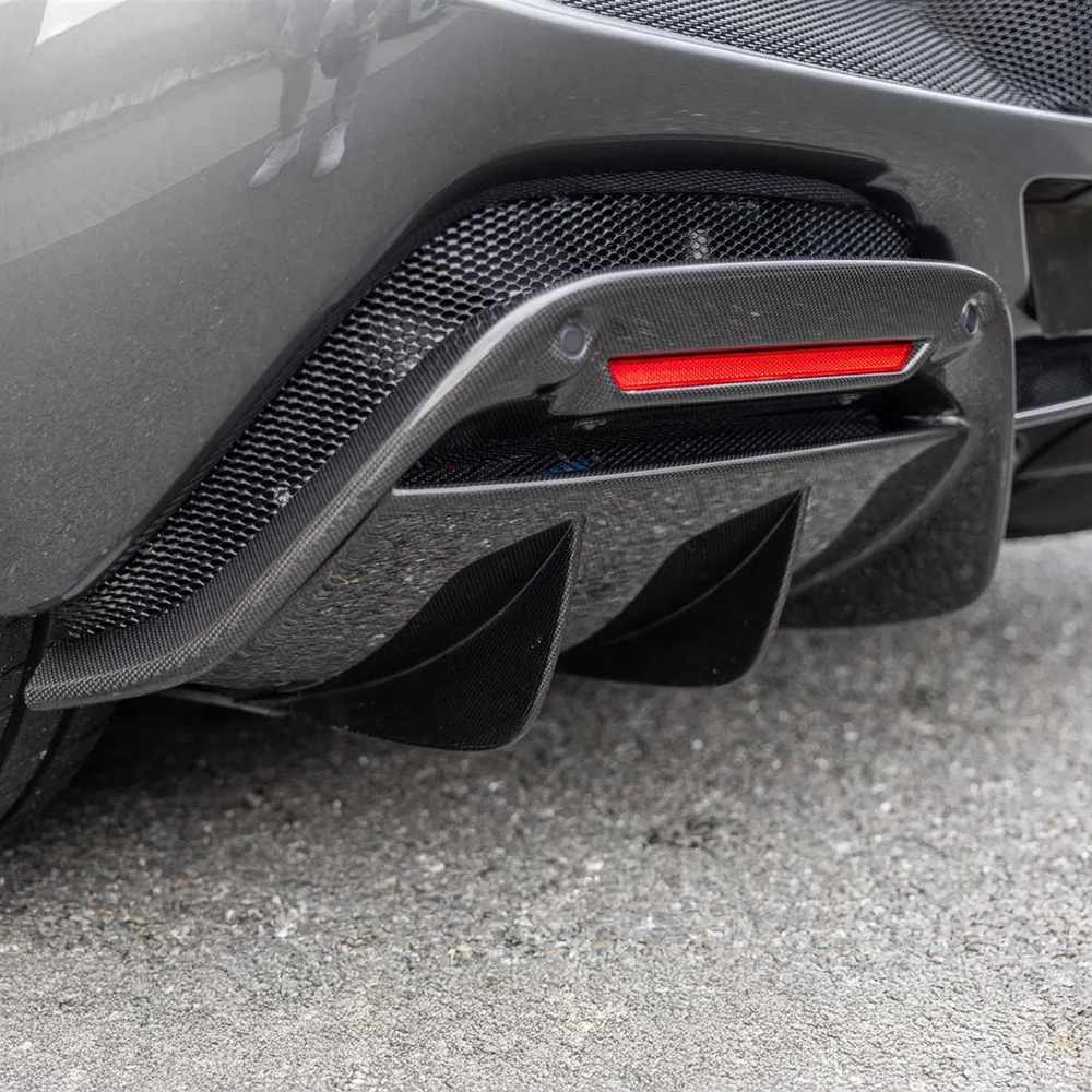 Ferrari Active Diffuser Ferrari Pre-Preg Carbon Fiber OEM Style Rear Diffuser for 296 GTB & GT