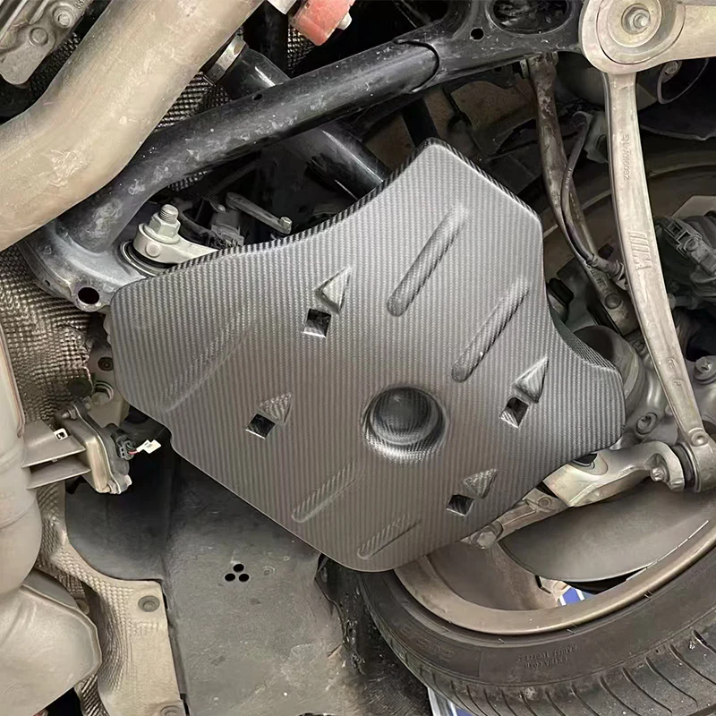 BMW Pre-Preg Carbon Fiber Rear Underbody Aero Panels for G87 M2 & G80 M3 & G82 M4