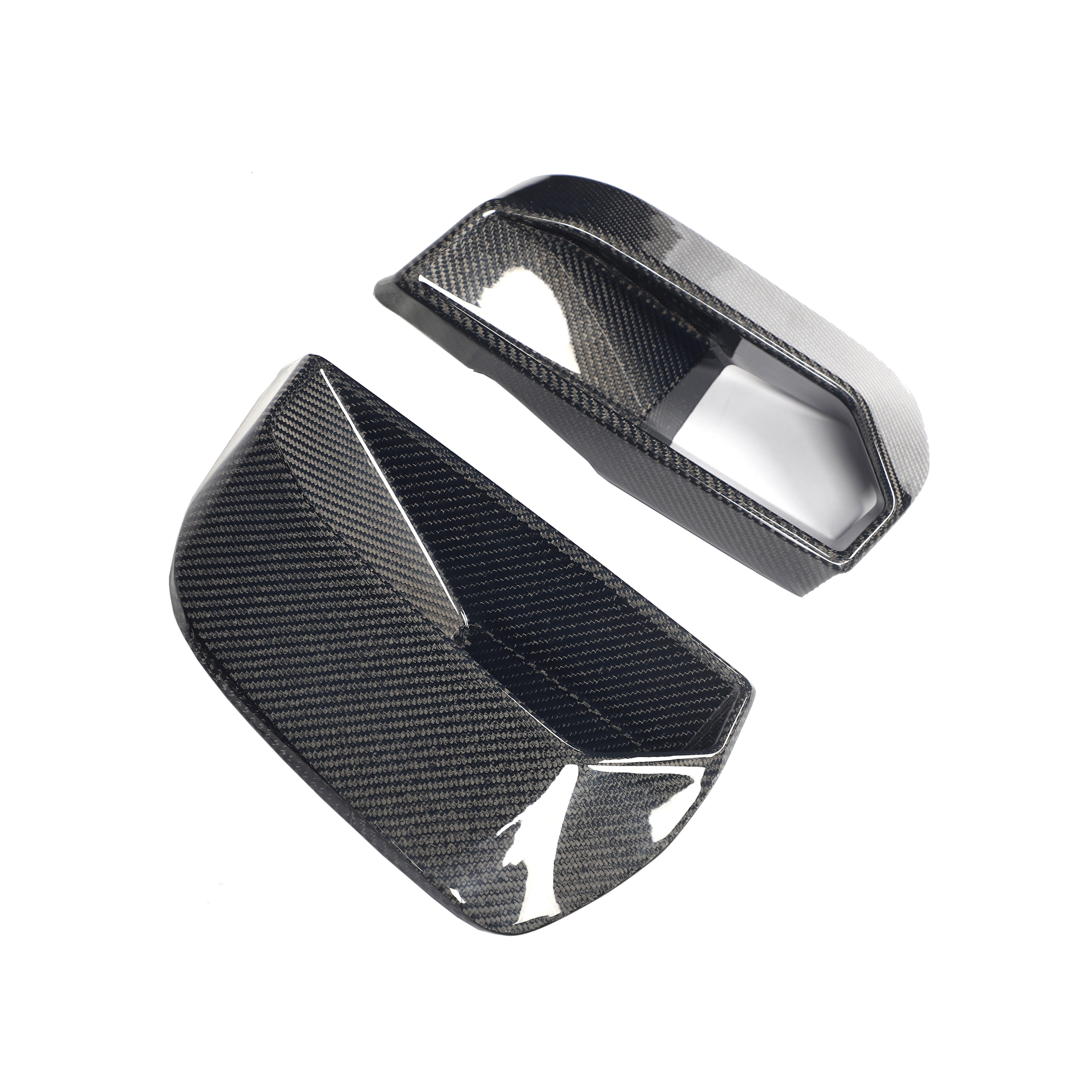 Ford Pre-Preg Carbon JSL Style Fiber Front Bumper Air Vent Trim for Mustang S650 GT