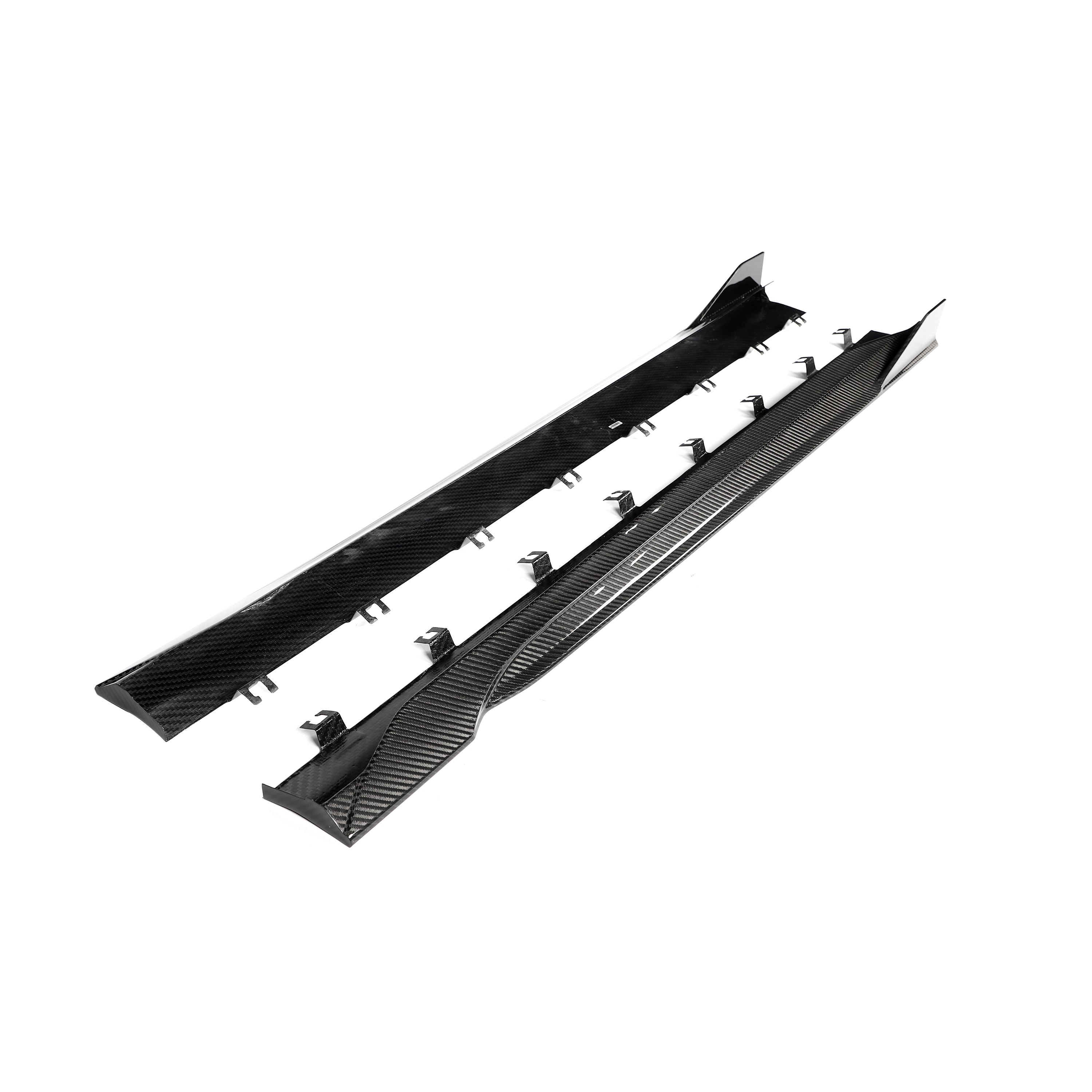 Ford Carbon Fiber JCP Style Side Skirts for Mustang S650