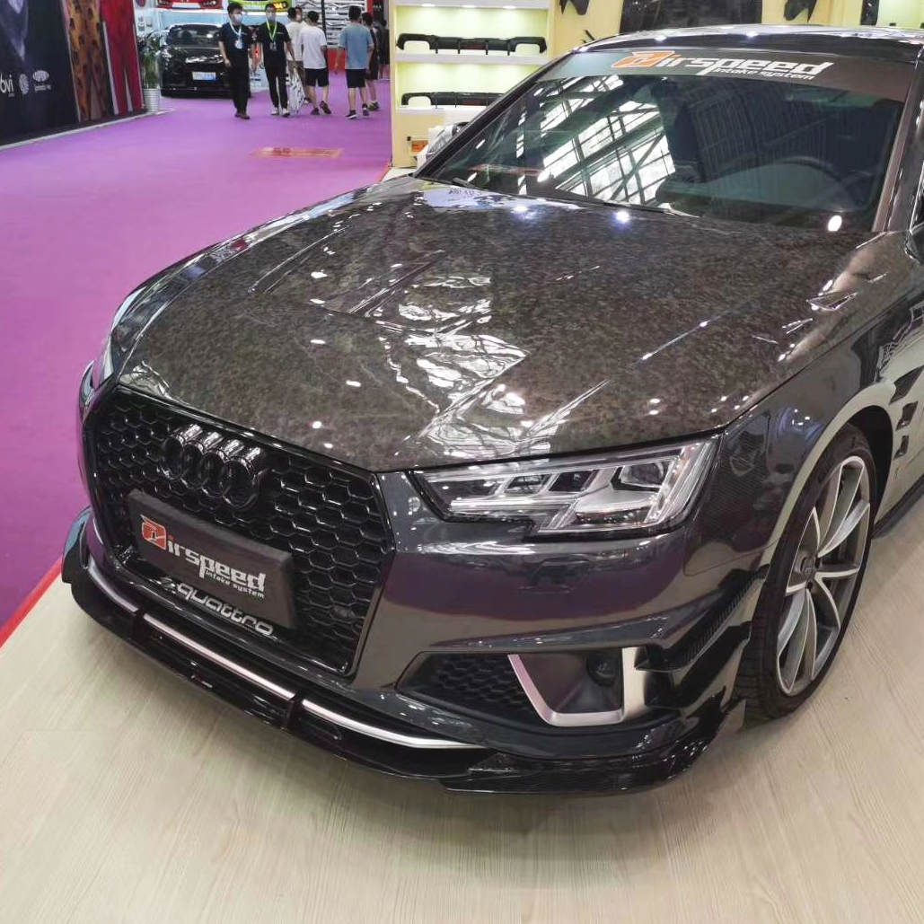 Audi TAKD Pre-Preg Carbon Fiber Front Splitter for B9 A4 & S4