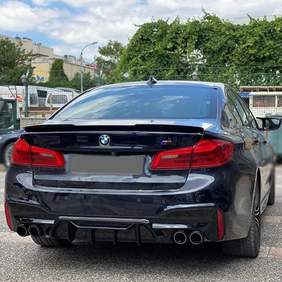 BMW Gloss Black Rear Diffuser for G30