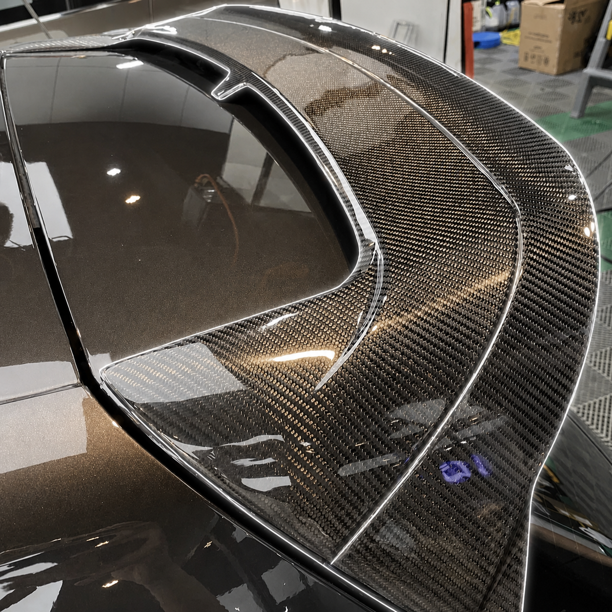 Volkswagen Carbon Fiber Clubsport Style Rear Spoiler for Golf MK8