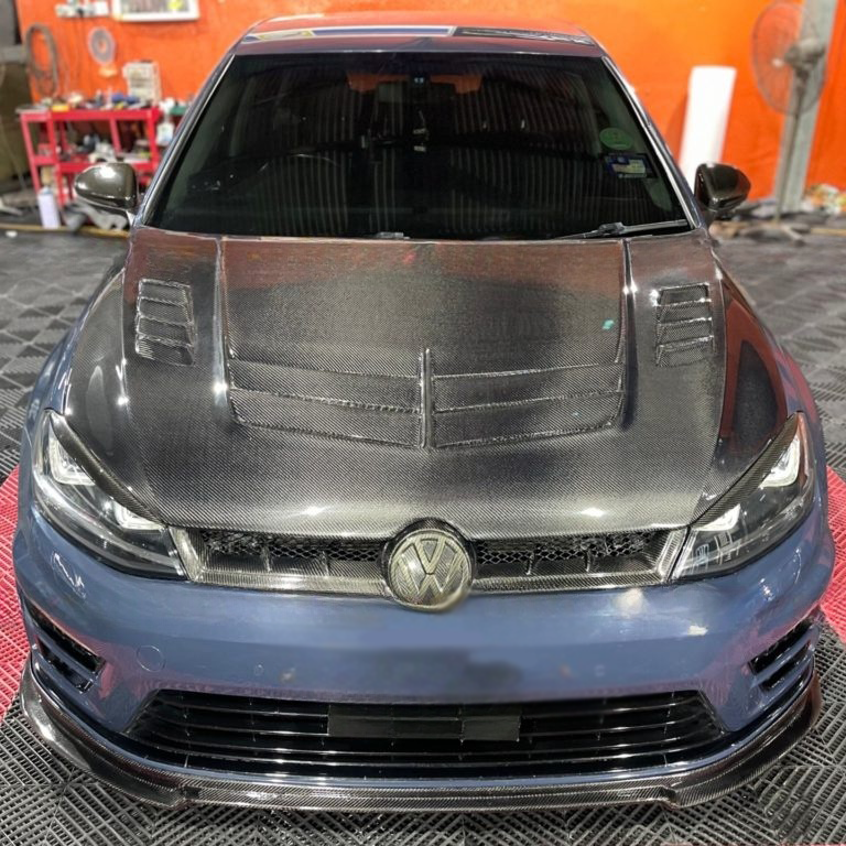 Volkswagen Carbon Fiber Varis Style Hood for Golf MK7 & 7.5