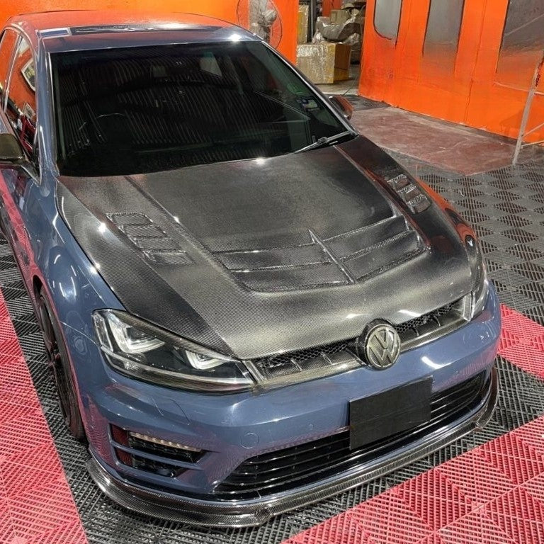 Volkswagen Carbon Fiber Varis Style Hood for Golf MK7 & 7.5