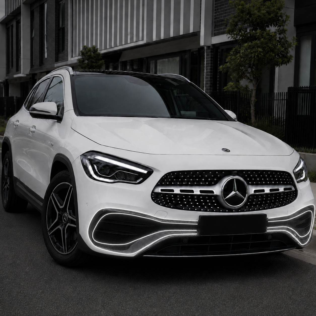 Mercedes Carbon Fiber Front Air Vent Covers for H247