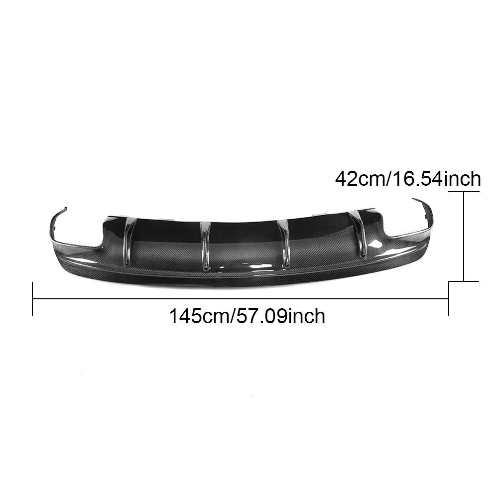 Mercedes Carbon Fiber CLA45 AMG Style Rear Diffuser for W117