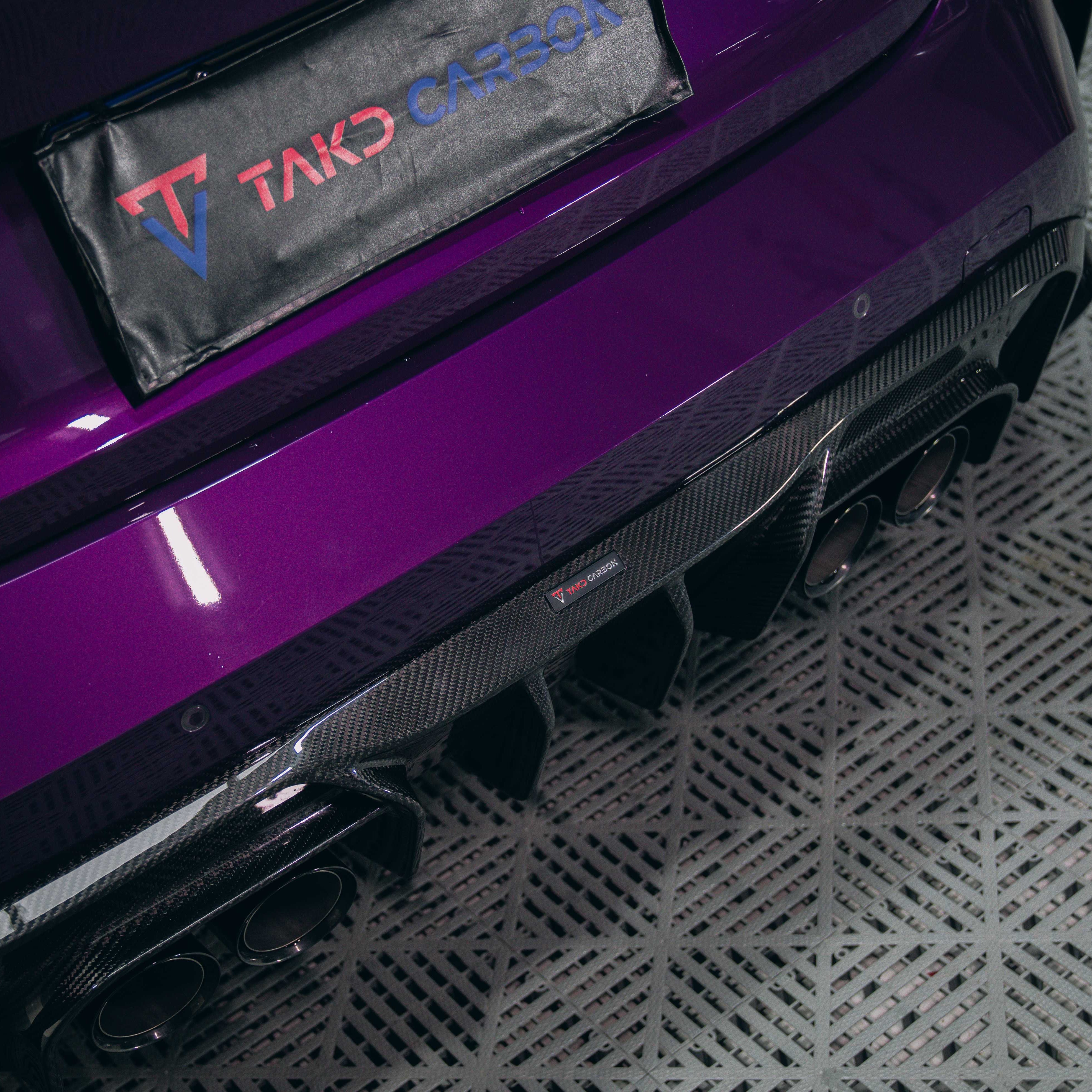 BMW TAKD Pre-Preg Carbon Fiber Rear Diffuser for G80 M3 & G82 M4