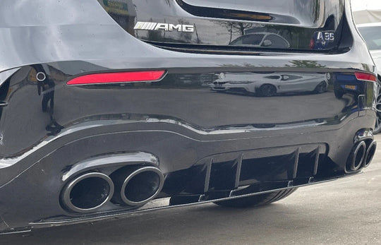 Mercedes A45S Style Rear Exhaust Tips for W177