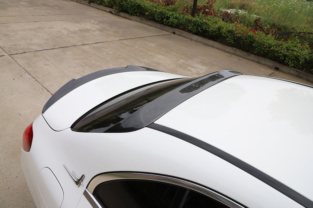 Mercedes Carbon Fiber JC Style Rear Roof Spoiler for W205 Sedan – Euro ...
