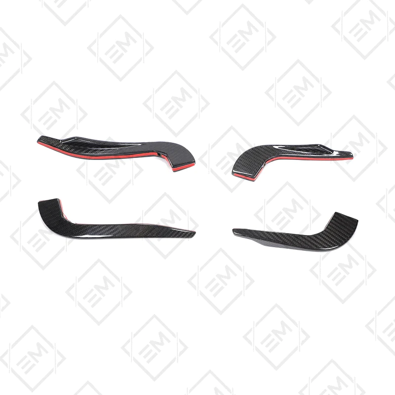 Audi Pre-Preg Carbon Fiber Front Canards for 8V RS3 FL