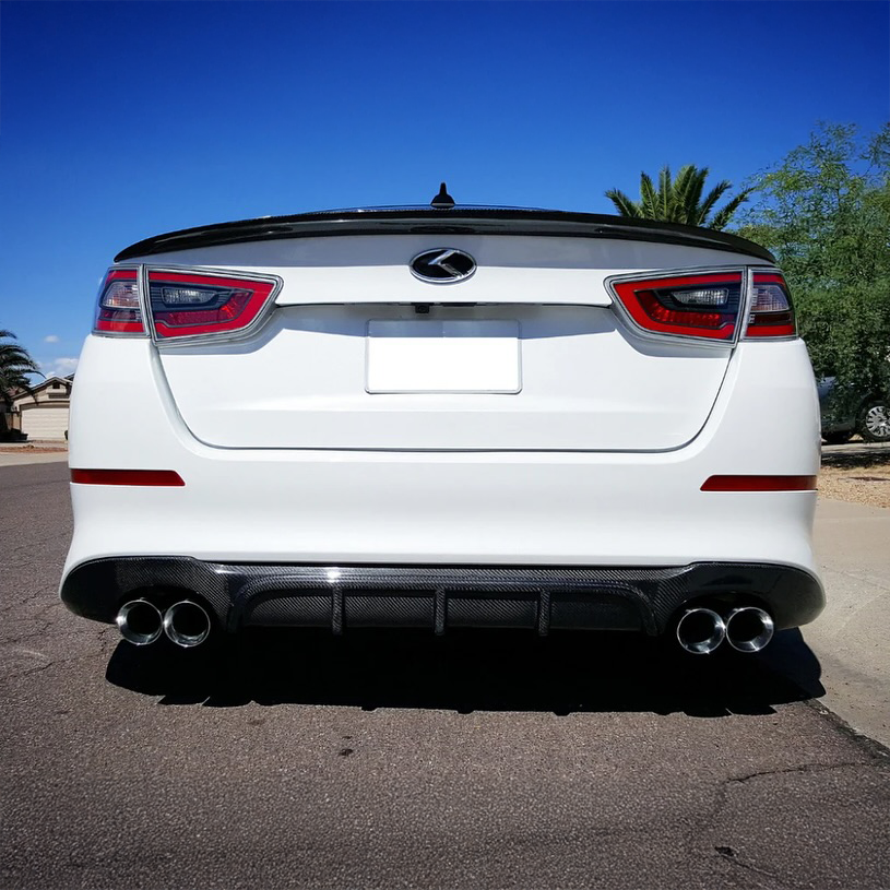 Kia Carbon Fiber JSL V2 Style Rear Diffuser for K5 Optima (2013-2017)