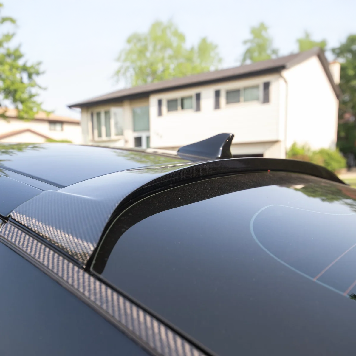 Kia Carbon Fiber JSL Style Rear Roof Spoiler for Stinger